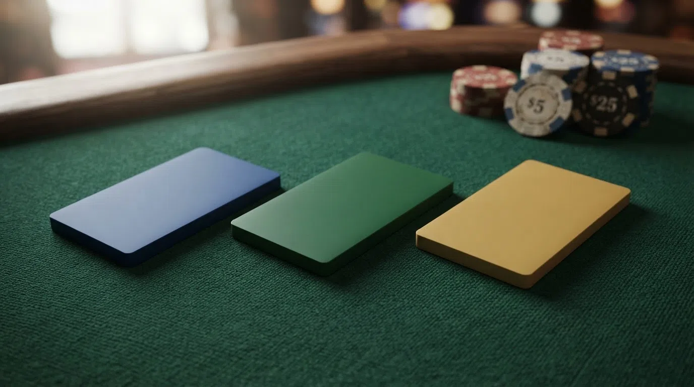 A side-by-side visual of casino welcome-offer cards displaying free-spin counts, wagering figures and UKGC licence logos