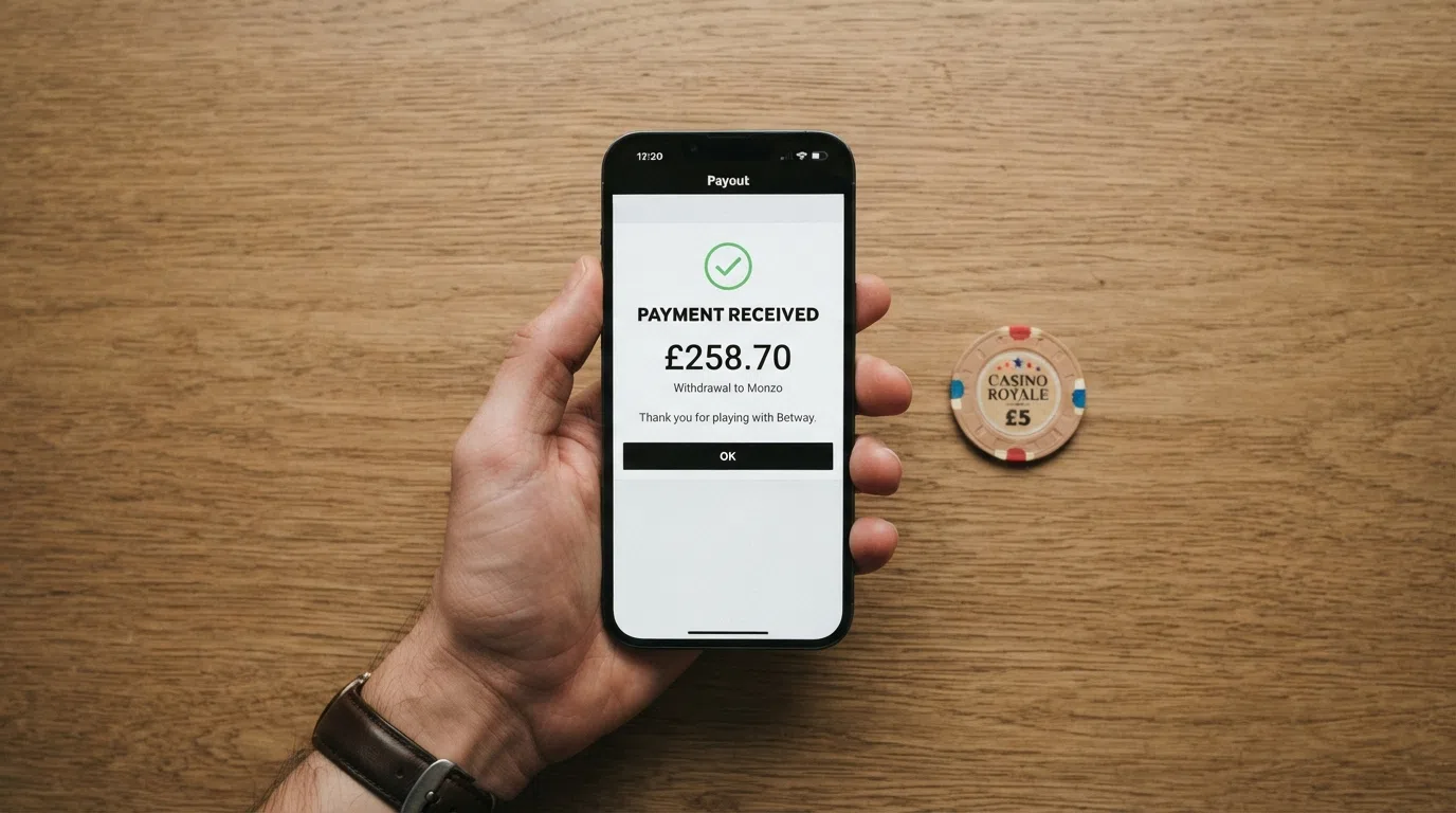 A payment confirmation notification on a smartphone screen